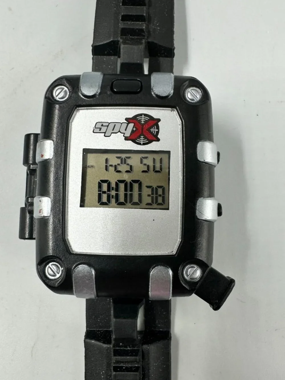SpyX 6-in-1 Spy Toy Watch Kids Digital Wristwatch LED Light Telescope
